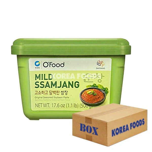 Mixed Bean Paste (Ssam Jang) (500g X 20) Box 1 Mixed Bean Paste (Ssam Jang) (500g X 20) Box