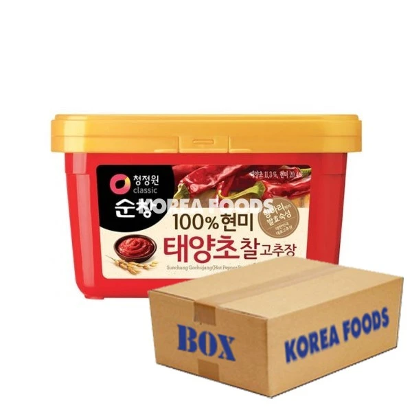 Brown Rice Red Pepper Paste (Square) (1kg X 12) Box 1 Brown Rice Red Pepper Paste (Square) (1kg X 12) Box
