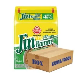 Jin Ramen (Veggie) (110g X 4 X 8) Box