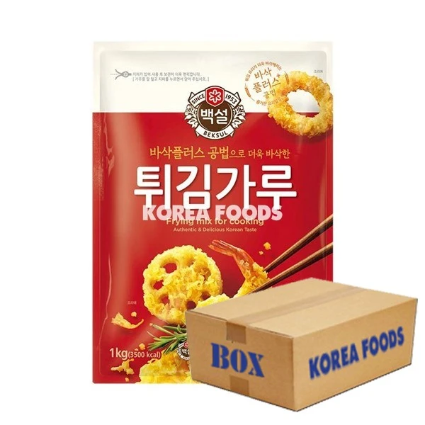 Baeksul Frying Mix Powder (1kg X 10) Box) 1 Baeksul Frying Mix Powder (1kg X 10) Box)