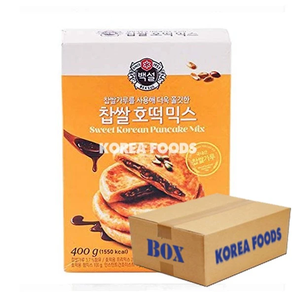 CJ Baeksul Sweet Korean Pancake Mix (400g X 10) Box 1 CJ Baeksul Sweet Korean Pancake Mix (400g X 10) Box