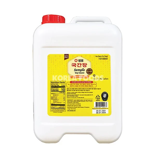 Sempio Soy Sauce For Soup 15L – Box 1 Sempio Soy Sauce For Soup 15L – Box
