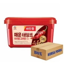 Red Pepper Paste (Extra Hot) (1kg X 12) Box