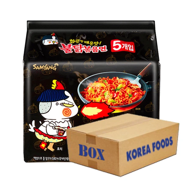Hot Chicken Ramen (140g X 5 X 8) Box 1 Hot Chicken Ramen (140g X 5 X 8) Box