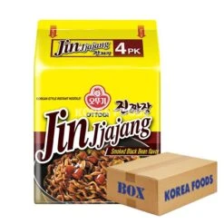 Ottogi Jin Jjajang Ramen (Ottogi) (135g X 4 X 8) Box