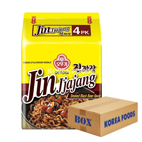 Ottogi Jin Jjajang Ramen (Ottogi) (135g X 4 X 8) Box 1 Ottogi Jin Jjajang Ramen (Ottogi) (135g X 4 X 8) Box