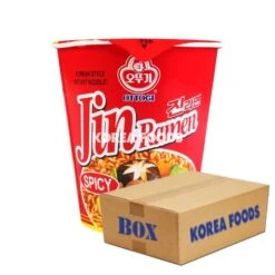 Jin Ramen Cup Spicy (65g X 6) Box