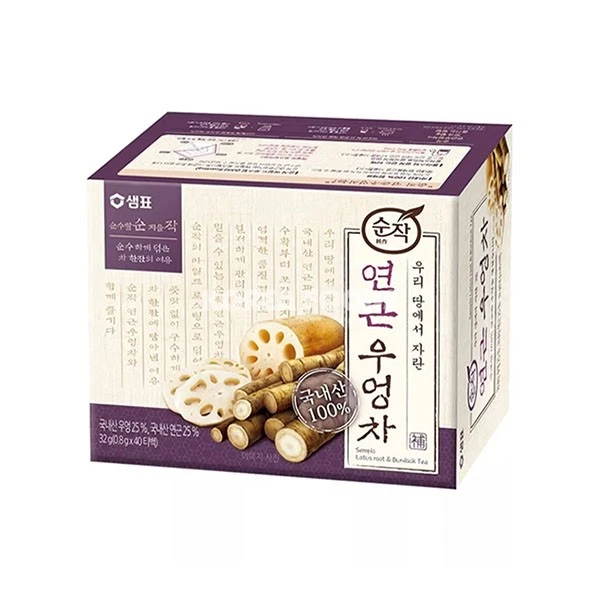 Sempio Lotus Root & Burdock Tea. Tea Bags (0.8gx40) 1 Sempio Lotus Root & Burdock Tea. Tea Bags (0.8gx40)