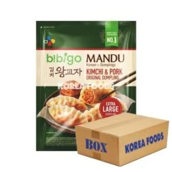 Bibigo Kimchi & Pork Original Dumpling (525g X 15) Box – Mandu