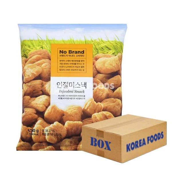 No Brand Injeolmi Snack (130g X 10) Box 1 No Brand Injeolmi Snack (130g X 10) Box