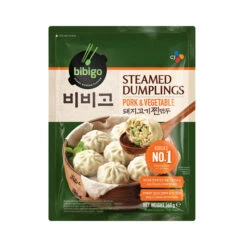 Bibigo Pork & Vegetable Steamed Dumpling 560g – Steamed