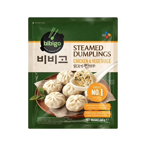 Bibigo Chicken & Veg Steamed Dumpling 560g – Steamed 1 Bibigo Chicken & Veg Steamed Dumpling 560g – Steamed