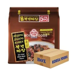 Ottogi Peking Jjajang Ramen Multipack (135g X 5 X 8) Box
