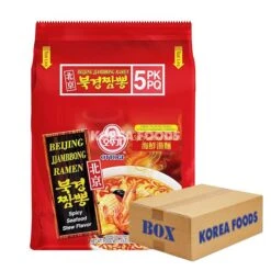 Ottogi Peking Seafood Ramen Multipack (120g X 5 X 8) Box