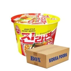 Jin Ramyun Spicy Big Bowl (110g X 12) Box