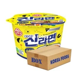 Ottogi Jin Ramyun Mild Big Bowl (110g X 12) Box
