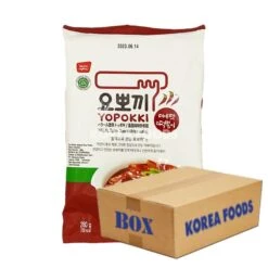 Yopokki Halal Spicy Topokki (280g X 24) Box