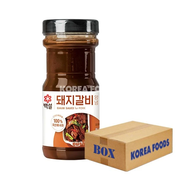 Beksul BBQ Sauce For Grilled Pork (Galbi) (840g X 12) Box 1 Beksul BBQ Sauce For Grilled Pork (Galbi) (840g X 12) Box