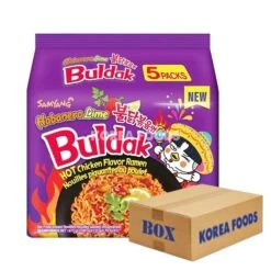 Hot Chicken Ramen Habanero Lime (135g X 5 X 8) Box