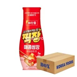 HCD Seasoned Soybean Paste (Tube) Spicy (300g X 30) Box