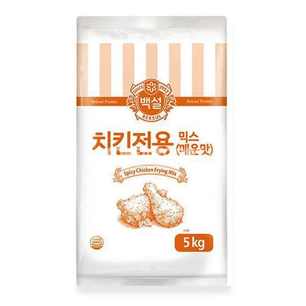 Beksul Frying Mix For Chickens (Spicy) (매운맛) 5kg 2 Beksul Frying Mix For Chickens (Spicy) (매운맛) 5kg - Image 2