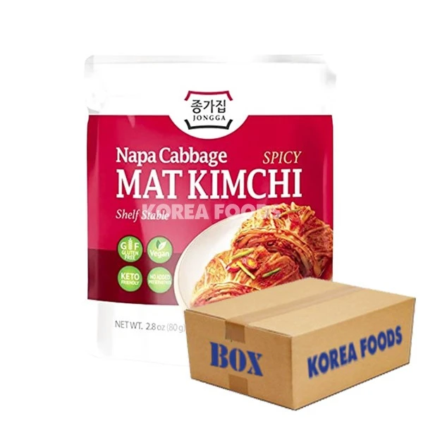 Chongga Mat Kimchi Ambient (80g X 32) Box 1 Chongga Mat Kimchi Ambient (80g X 32) Box