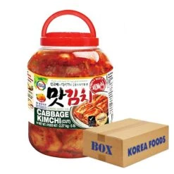 Surasang Cabbage Kimchi (Cut) (2.27kg X 4) Box