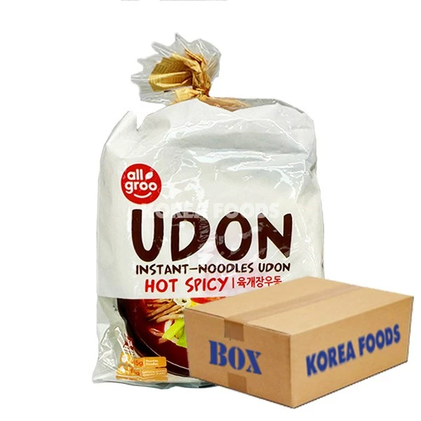 Allgroo Hot Spicy Udong ((230g X 3) X 12 ) Box 1 Allgroo Hot Spicy Udong ((230g X 3) X 12 ) Box