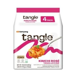 Samyang Tangle Kimchi Rose Pasta (110g X 4) Multipack