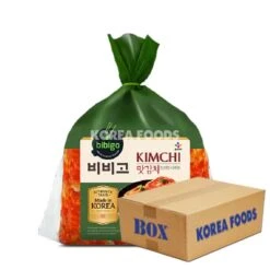 Bibigo Sliced Cabbage Kimchi (1kg (Pouch) X 6) Box