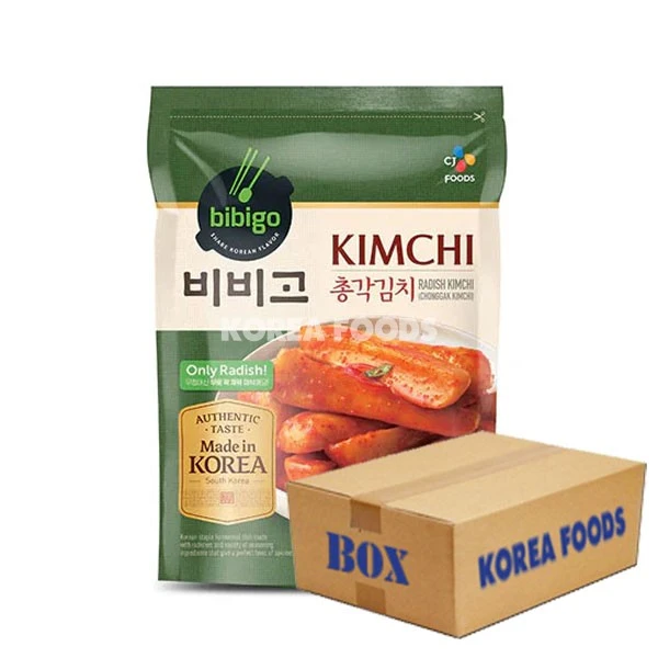 Bibigo Radish Kimchi (450g X 12) Box 1 Bibigo Radish Kimchi (450g X 12) Box