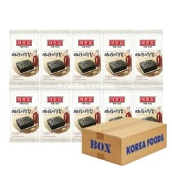 Daechun Mini Dosirak Seaweed (2g X 10 Pack X 24) Box