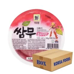 Daelim Pickled Radish For Wraps (Five Flavour Fruit) (350g X 18) Box