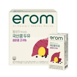 Erom Dr. Hwang’s Black Soy Drink Sweet Potato (190ml X 16) Pack
