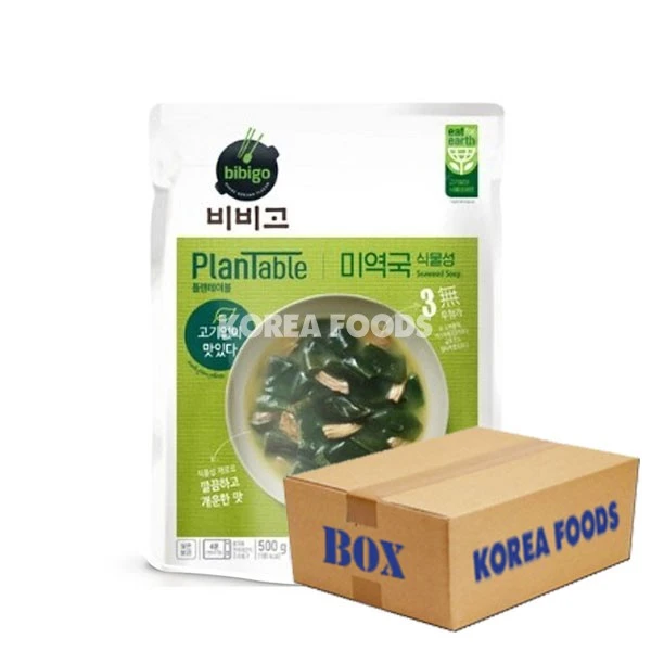 Bibigo Plantbased Seaweed Soup (500g X 18) Box 1 Bibigo Plantbased Seaweed Soup (500g X 18) Box