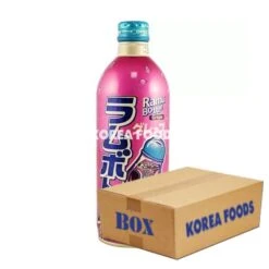 Sangaria Ramu Bottle Grape Soda (500g (ST-B) X 24) Box