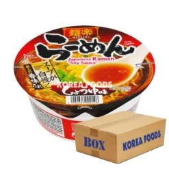 Hikari Menraku Cup Ramen Shoyu (76.7g X 12) Box