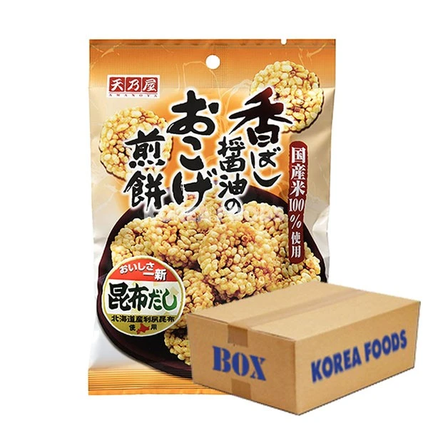 Amanoya Kobashi Shoyuno Okogesenbei (40g X 12) Box 1 Amanoya Kobashi Shoyuno Okogesenbei (40g X 12) Box