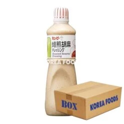 Kewpie Deep-Roasted Sesame Dressing No Msg (1L X 9 Bottles) Box