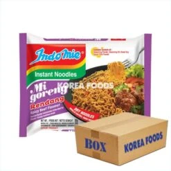 Indo Mie Instant Noodle Spicy Beef Flavour Rendang (80g X 40) Box