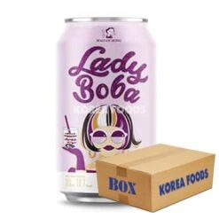 Madam Hong Lady Boba Taro Bubble Tea (315ML X 24) Box