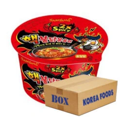 Double Spicy Hot Chicken Ramen Big Bowl (105g X 16) Box