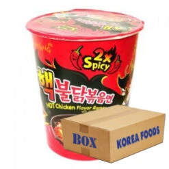 Double Spicy Hot Chicken Ramen Cup (70g X 30) Box