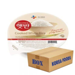 CJ Microwavable Cooked Rice (White) (210g X 36) Box