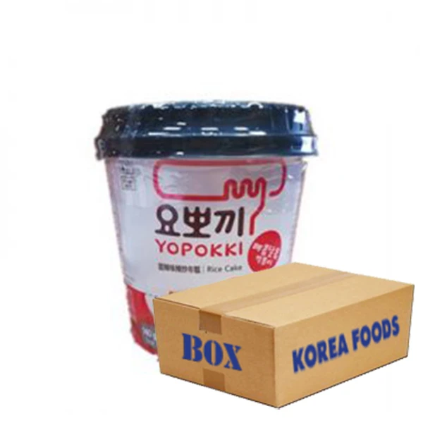 Yopokki Sweet & Spicy Topokki Cup (140g X 30) Box 1 Yopokki Sweet & Spicy Topokki Cup (140g X 30) Box
