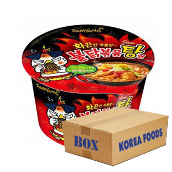 Hot Chicken Ramen Stew Big Bowl (120g X 16) Box 1 Hot Chicken Ramen Stew Big Bowl (120g X 16) Box